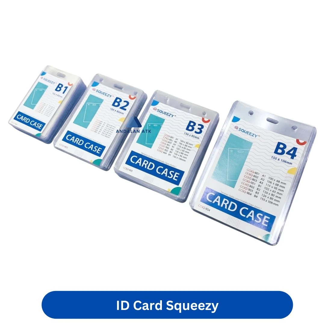 ID Card Case Squeezy B1, B2, B3, B4 Mika Nametag